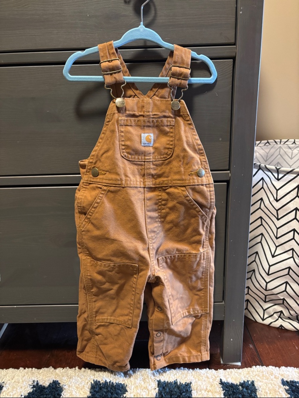 Carhartt Toddler Canvas Overalls with Pockets
